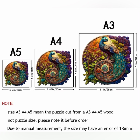 Wooden Puzzles (3) - Dragonfly & Dogs - Picture 3 of 4
